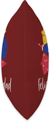 Miniatura 2 de Venezuela Xmas Ideas Celebration Feliz Navidad Venezuelan Girl Flag Venezuela Feliz Navidad, 18 x 18 pulgadas, multicolor