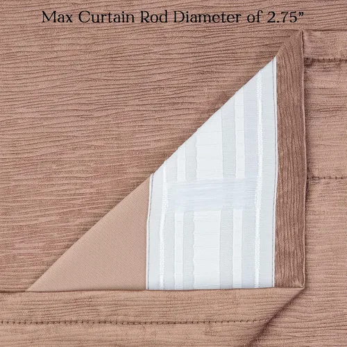 Miniatura 7 de Chanasya - Paneles de cortina con textura en relieve para sala de estar, dormitorio, ventana, patio, oficina, sala de estar. Cortinas para oscurecer