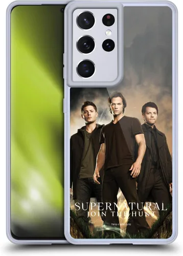 Miniatura 24 de Head Case Designs Supernatural Sam, Dean & Castiel Key Art - Funda de gel con licencia oficial [protección de grado militar] compatible con Google