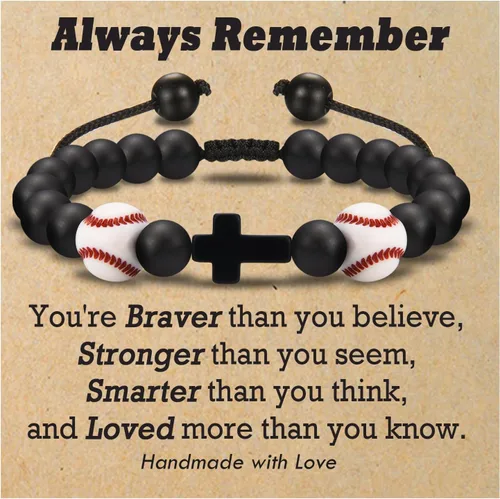 Regalos de Baloncesto Fútbol Béisbol Fútbol Americano para Chicos Adolescentes, Pulseras para Chicos Ideas de Regalos para Cumpleaños/San
