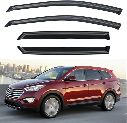 Miniatura 244 de YQAUTEC Viseras de Ventana Protectores de Lluvia para Honda Civic 2022 2023 2024 2025 2026, Deflectores de Viento de Ventilación de Ventana Fuera