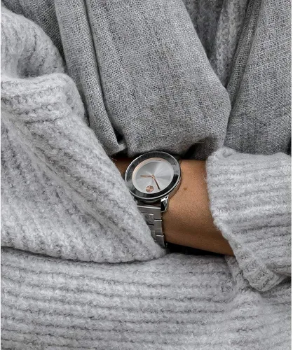 Miniatura 6 de Movado 3600084 para mujer Negrita - 3600084 36 mm Acero inoxidable