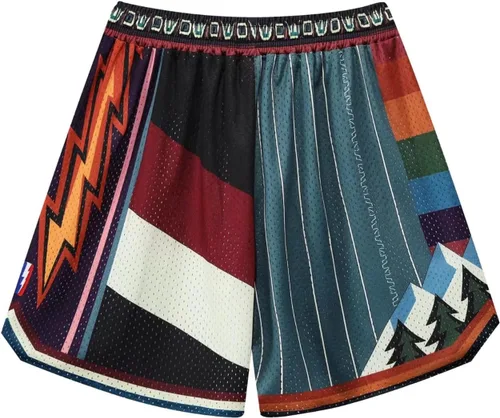 Miniatura 9 de BOOMLEMON Pantalones cortos de baloncesto para hombre, pantalones cortos deportivos de entrenamiento de hip hop, pantalones cortos de malla