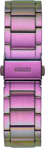 Miniatura 4 de GUESS Ladies Sport Crystal Multifunction 36mm Watch White Dial Rose Gold-Tone Stainless Steel Case with Blue Silicone Strap