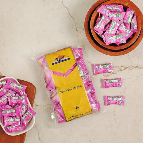 Miniatura 2 de Rani Center Fruits Candy 7oz (200g) Envueltas Individualmente ~ Deliciosas Golosinas Indias Vegano Apto para Gluten Sin OMG De Origen Indio