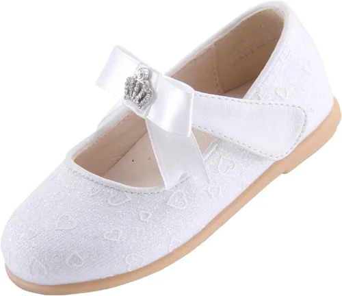 EIGHT KM Zapatos de vestir para niñas pequeñas Zapatos Mary Jane para niñas Mary Jane Flats Zapatos de ballet Fiesta, niña de flores, zapatos de