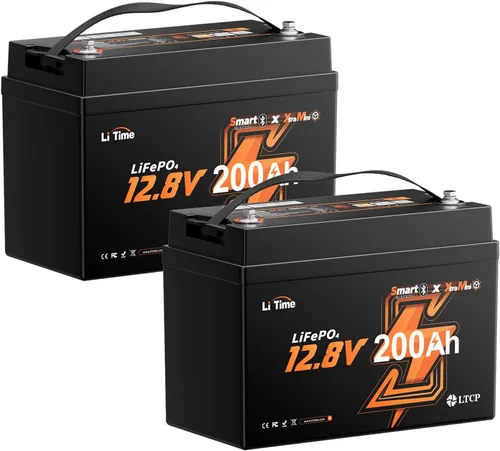 Miniatura 15 de Litime Batería LiFePO4 para motores de trolling de 12V 100Ah (Grupo 31), baterías de litio Bluetooth de 12 voltios, máx. 15000 ciclos profundos