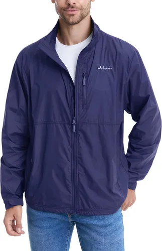 Miniatura 7 de clothin Chaqueta Cortavientos Ligera Empacable para Hombre Resistente al Agua para Senderismo Ciclismo al Aire Libre