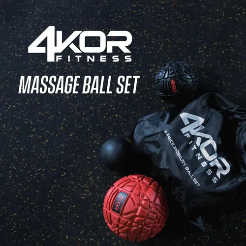 Miniatura 8 de Bolas de masaje 4KOR para terapia de punto de activación - Bola de liberación miofascial - Alivio muscular para espalda, cuello, hombro, dolor