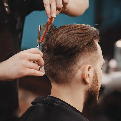 Miniatura 4 de Capa de peluquería negra impermeable para peluquería profesional con cierre de metal a presión para cortar el cabello (negro, paquete de 10)