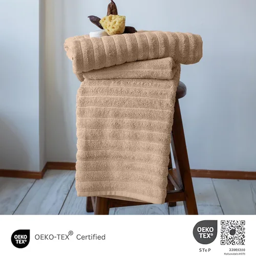 Miniatura 3 de Classic Turkish Towels CTT - Juego de 2 toallas de baño jumbo, 100% algodón turco, absorbentes y ultra cómodas, toallas de baño para hoteles y spa