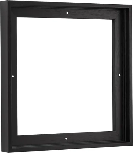 Pixy Canvas Marco flotante de 30 x 30 pulgadas para pinturas en lienzo de 3/4 (0.75 pulgadas) de profundidad, impresiones en lienzo, paneles de