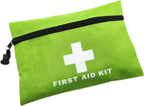 Miniatura 14 de Bolsa roja de primeros auxilios de emergencia, pequeña bolsa vacía de rescate de viaje para almacenamiento de primeros auxilios, bolsillo para rosa