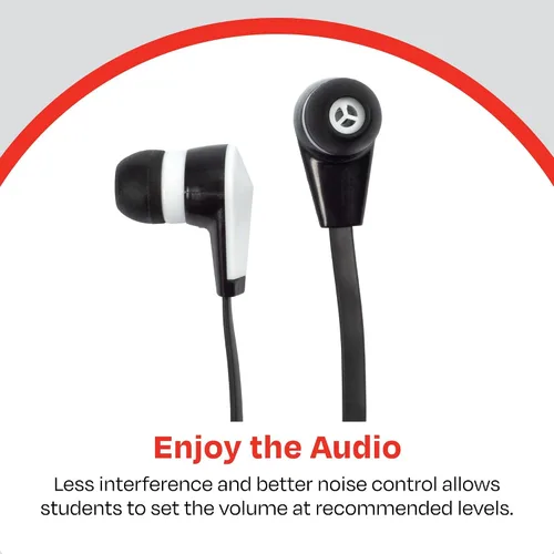 Miniatura 7 de Califone Auriculares E-2 E2, color negro