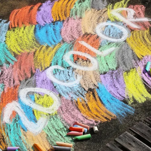 Miniatura 4 de Paquete de 180 tizas lavables para acera para niños, 20 colores no tóxicos, pintura de tiza jumbo a granel para actividades al aire libre de verano