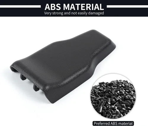 Miniatura 6 de Voodonala para Jeep JL Ventana trasera derecha e izquierda Bisagra Tapas Trim para 2018-2025+ Jeep Wrangler JL JLU Accesorios Exteriores, Negro 2