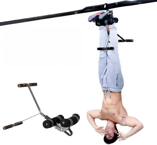 YANGG Máquina invertida portátil Equipo de fitness para el hogar Ayuda invertida Perchas invertidas al revés Colgando Camillas de elevación Equipo