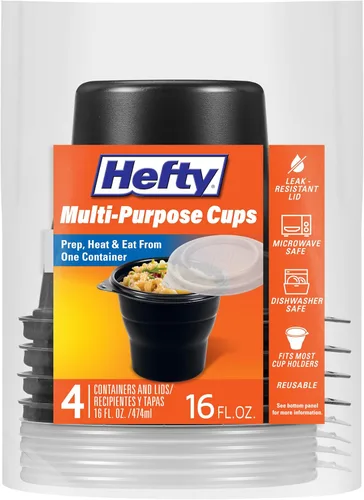 Miniatura 9 de Hefty - Vasos calientes desechables con tapas, 16 onzas, 20