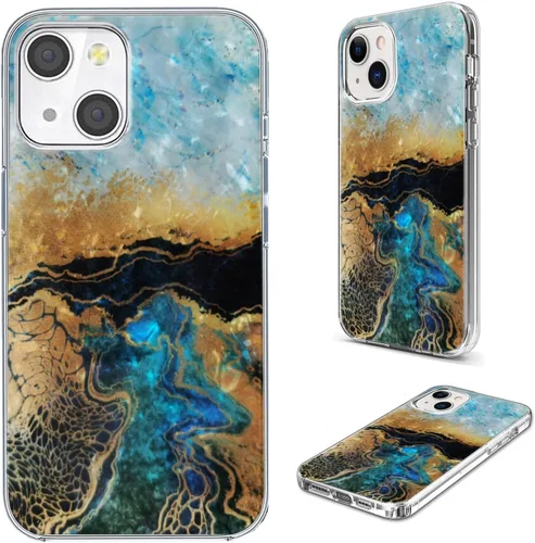 Miniatura 32 de Funda protectora completa a prueba de golpes, delgada, suave, TPU transparente, para iPhone 14/13 6.1, diseño de animales de dibujos animados