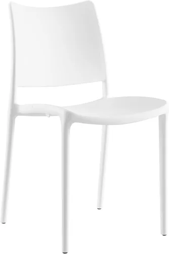 Miniatura 7 de Modway Hipster contemporáneo moderno moldeado plástico apilable silla de comedor en verde