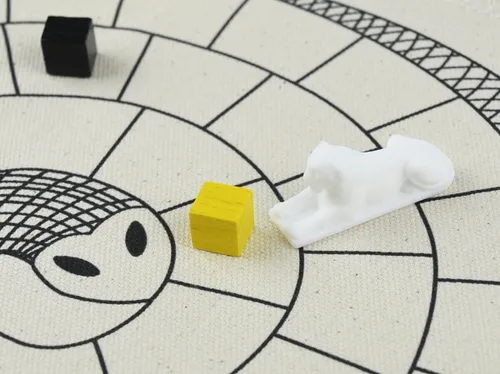 Miniatura 3 de Masters Mehen Game - Juego antiguo egipcio de la serpiente - El juego de mesa más antiguo del mundo - Juego de mesa para 2 a 4 jugadores - Juego