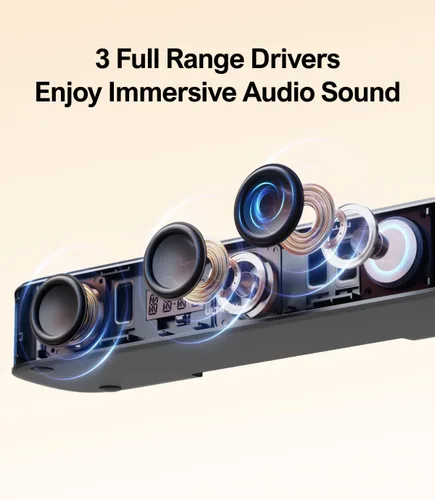 Miniatura 14 de ULTIMEA Barra de sonido de 7.1 canales con subwoofer, sistema de sonido envolvente virtual para TV, barra de sonido para Smart TV con 4 altavoces