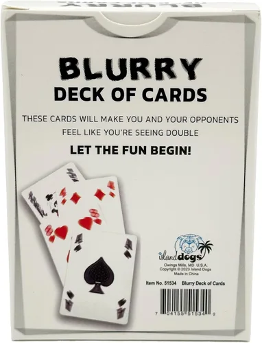Miniatura 5 de Island Dogs Baraja borrosa de cartas – El mejor regalo de broma para jugadores, entusiastas de las cartas y amantes de las bromas – Regalo divertido