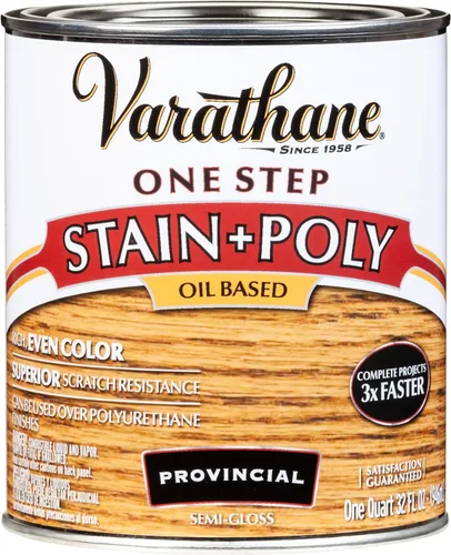 Miniatura 9 de Varathane 243867 - Tinte de una sola aplicación a base de aceite + Spray de poliuretano, 340 g, Rojo Caoba rojo (Red Mahogany)