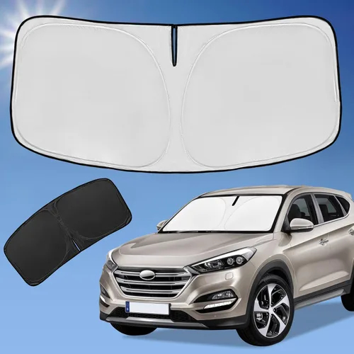 Miniatura 67 de para Dodge RAM 1500 2019-2024 2025 2026 Parasol Parasol para Parabrisas Cubierta - 4 Capas Parasol para Ventana Delantera para RAM1500 2Puertas