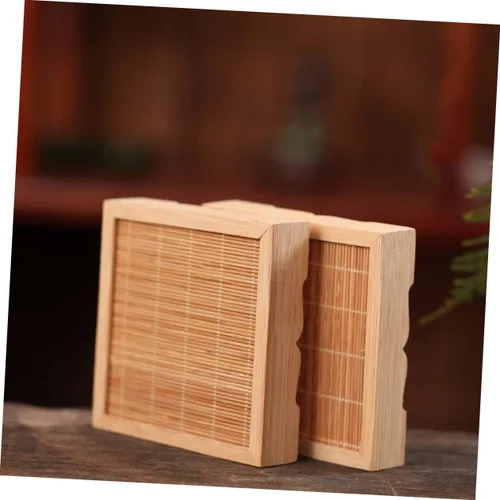 Miniatura 6 de IMIKEYA 4 piezas de base de bonsái de esquina para el hogar, tetera, estilo de mesa, tanque, soportes de patio, jarrón, muebles para estante