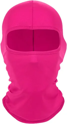 Miniatura 12 de Kewucn Pasamontañas de esquí de cara completa, protección contra los rayos UV y el viento, máscara facial para clima caluroso de verano, Negro