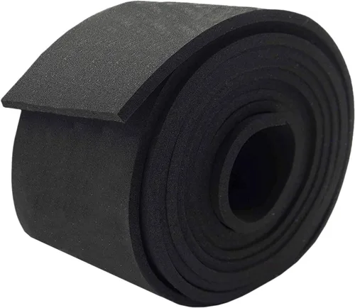 Miniatura 10 de Dualplex - Rollo de tira de espuma de neopreno, 3 pulgadas de ancho x 10 pies de largo x 1/16 pulgadas de grosor, burlete de alta densidad, tiras
