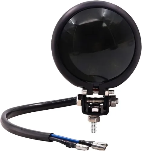 Luz trasera de motocicleta, luz de freno de freno universal, color rojo de 12 V, luz lateral de rueda trasera de motocicleta, luz para guardabarros