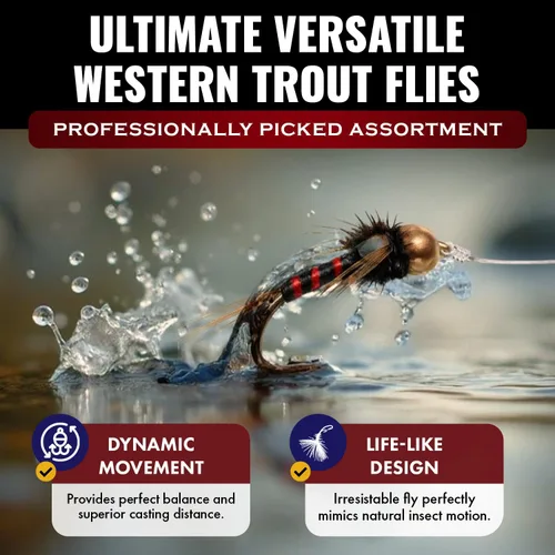 Miniatura 4 de RoxStar Fishing Fly Shop BeadHead Tungsten & Brass Fly Assortment Proudly Hand Crafted in The USA Gift Box Included.