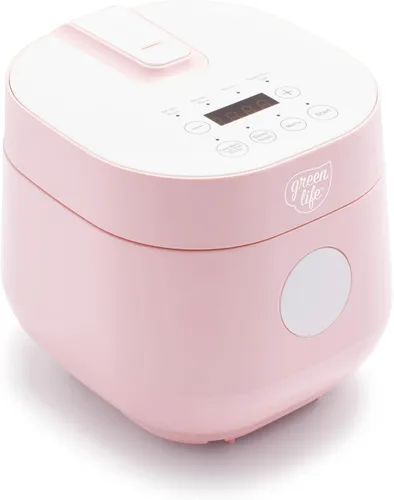 Miniatura 9 de GreenLife Olla Digital para Arroz y Frijoles, 2 Tazas Sin Cocinar/4 Tazas Cocidas, Olla de Cerámica Antiadherente Extraíble Libre de PFAS