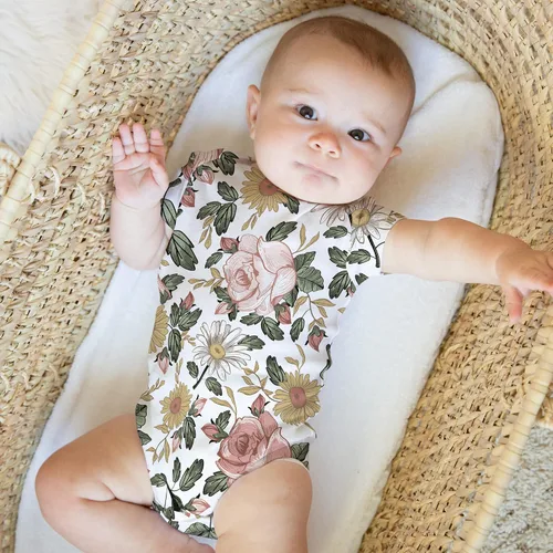 Miniatura 18 de Sweet Jojo Designs Baby Clothes Bodysuit Short Long Sleeve Newborn Infant Bodysuits
