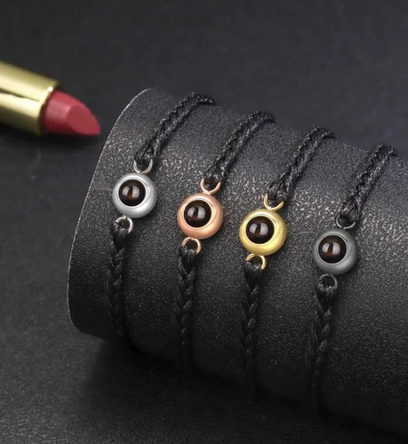 Miniatura 3 de Pulsera de fotos personalizada, pulsera con foto personalizada para mujeres y hombres, pulsera con imagen en el interior, regalos personalizados