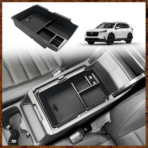 Organizador de Consola Central Muslogy con Portamonedas Compatible con Honda CRV y CRV Hybrid 2023 2024 2025 LX EX Sport EX-L Sport Touring Hybrid