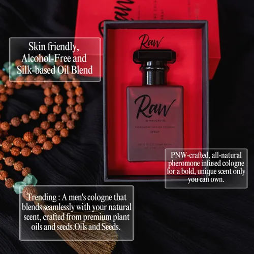 Miniatura 3 de RawChemistry Colonia con Feromonas Raw para Hombres – Spray de Colonia para Hombres Infundido con Feromonas – Perfume Raw para Hombres con Feromonas