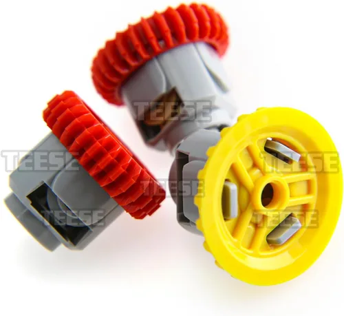 Miniatura 3 de TEESE Kit de caja de cambios diferencial, compatible con piezas técnicas, para bloques STEM-MOC-EV3-Project-Track-Car Bulk(color aleatorio)
