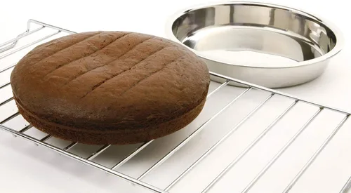Miniatura 2 de Norpro Molde para pasteles de acero inoxidable de 9 pulgadas, redondo