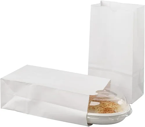 Miniatura 58 de Restaurantware Bag Tek - Bolsas de papel de 2 libras, 100 bolsas de almuerzo desechables, pequeñas para almuerzos, sándwiches y aperitivos, bolsas
