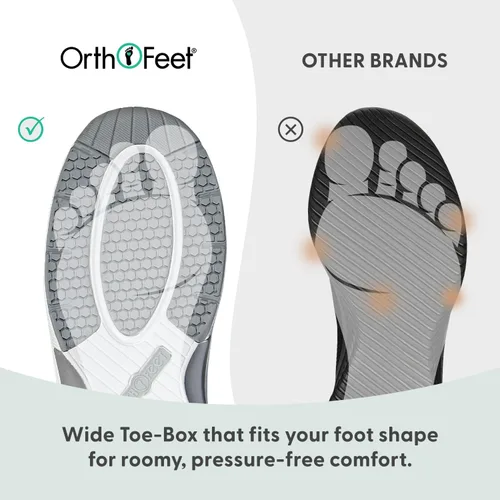 Miniatura 10 de Orthofeet Zapatillas ortopédicas de punto Francis sin ataduras para mujer
