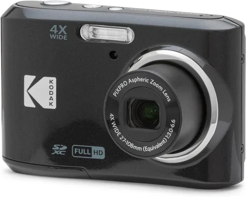 Miniatura 5 de Kodak FZ45BK PIXPRO FZ45 - Cámara digital de 16 MP, paquete negro con tarjeta de memoria Lexar 32GB de alto rendimiento 800x UHS-I SDHC + funda