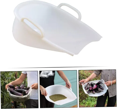 Miniatura 6 de GANAZONO Recogedor de mano multiusos de plástico grueso de limpieza para granos de cocina Contenedor Estilo aleatorio
