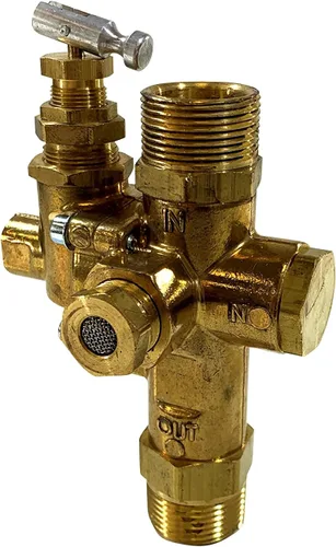 Miniatura 2 de Entrada superior de compresión de 3/4 pulgadas x 3/4 pulgadas MNPT Oulet, válvula de retención piloto descargador combinado con cable de control