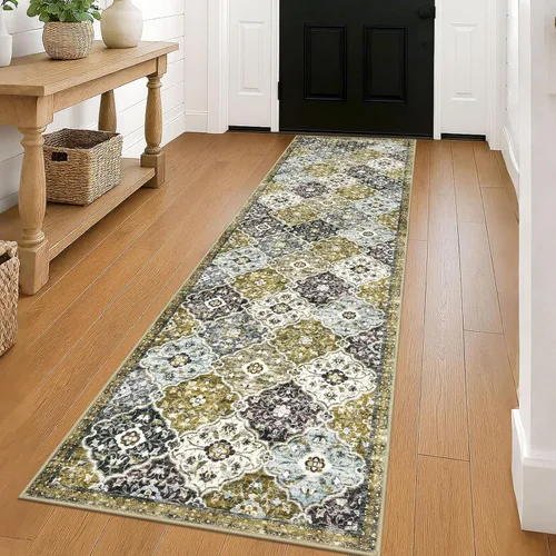 Miniatura 30 de KILOCOCO Alfombra de Pasillo 2x6, Alfombra de Pasillo Marroquí Súper Suave Lavable para Pasillo de Entrada, Alfombra de Cocina de Pasillo de Lana