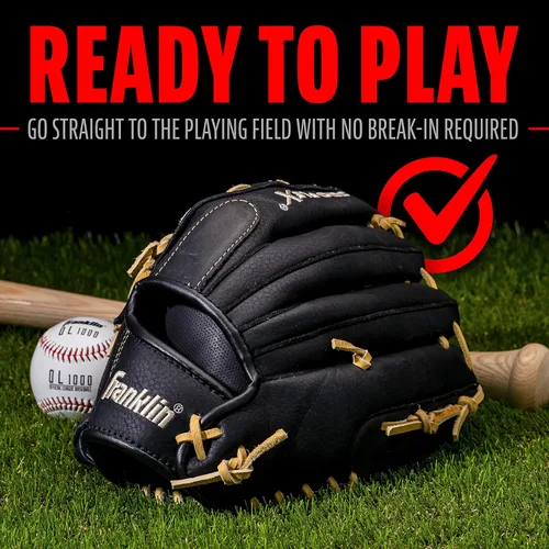 Miniatura 4 de Franklin Sports Baseball Glove - Proflex Adult Baseball + Softball Glove - Outfield + Infield - Right and Left Hand