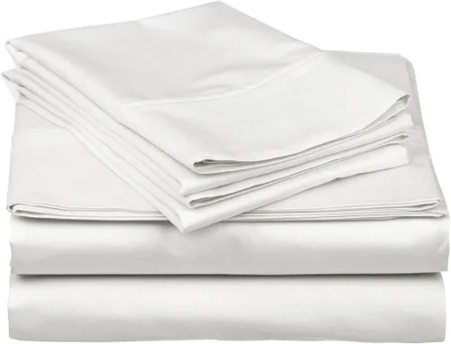 Miniatura 86 de Epic Cotton Juego de sábanas de 6 piezas, 100% algodón egipcio, de lujo, súper suave, bolsillos profundos de 12 pulgadas, tamaño King, 1000 hilos