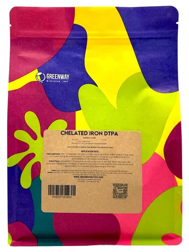 Miniatura 10 de Greenway Biotech, Inc. Hierro quelado DTPA 11% – para suelos alcalinos (pH 4.0-7.5) – Fertilizante 100% soluble en agua para cítricos, césped e
